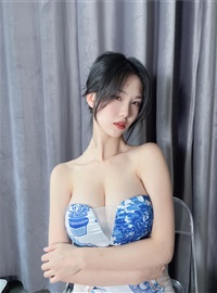 抖娘-利世 – NO.151 青花瓷旗袍(9)